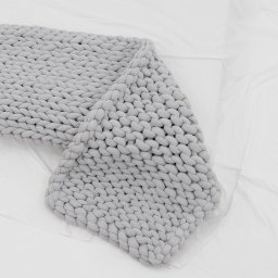 Manta Peseira casal 0,60x2,00m Maxi Tricot algodão - MAGMA COTTON - 1