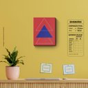 Ver imagem 2 de Triângulos - Quadro ou placa decorativa com 1 peça - 15mm - Quadro decorativo (Borda Infinita) - Sof