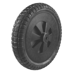 Pneu Maciço de Pvc Expandido, Ø 320 Mm X 65 Mm e Roda Plástica Tramontina para Carrinho de Mão com B