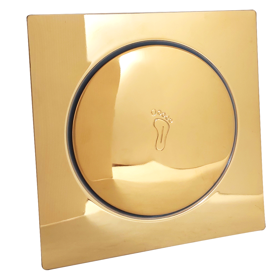 Ralo Click Quadrado 15x15cm Gold - 4