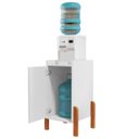 Ver imagem 3 de Armário Cozinha Escritorio Bebedouro Cafe Casa 1 Porta Retro - Branco