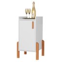 Ver imagem 6 de Armário Cozinha Escritorio Bebedouro Cafe Casa 1 Porta Retro - Branco