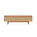Ver imagem 1 de Rack Dune Nature com Acabamento Palha 264cm