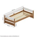 Ver imagem 3 de Cama Solteiro Reversível Aria Casatema MadeiraOriginals Marrom/Nogueira/Branco