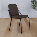 Ver imagem 2 de Cadeira Bloom Fixa C-4 Pes S-braco 490x580x850 Mm com 1 Un Boucle Marrom Castor Boucle Marrom Castor