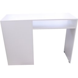 Escrivaninha Multifuncional para Manicure, Escritório, Computador com Gaveta e Porta Mdf - Branco -  - 5