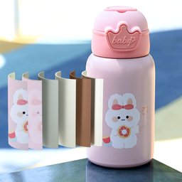 Garrafa Térmica Aduze com Case Protetora Infantil Coelho 500 Ml - 2