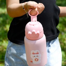 Garrafa Térmica Aduze com Case Protetora Infantil Coelho 500 Ml - 3