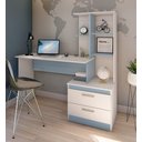 Ver imagem 1 de Escrivaninha Mesinha para Notebook Colors Azul Claro