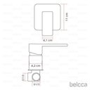 Ver imagem 3 de Misturador Monocomando Rose Belcca-mmr-01