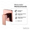 Misturador Monocomando Rose Belcca-mmr-01 - 2