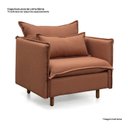 Ver imagem 4 de Capas Poltrona Sôma CabeCasa MadeiraOriginals Marrom/Mocha Mousse