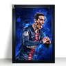 Quadro Jogador Angel Di Maria esporte moldura 44x32cm - 1