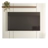 Painel Suspenso Kiev para TV até 70” Off White Perolizado/Cedro - Lukaliam Móveis - 1