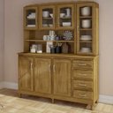 Ver imagem 1 de Armário de Cozinha 7 Portas 4 Gavetas Linha Clássica Móveis MPO