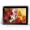 Quadro Decorativo Tulipas Rajadas Clássica Adorno 44x32cm - 1