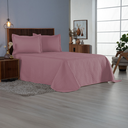 Ver mais imagens de Kit Cobre Leito King Comfort 3 Peças Microfibra Matelado: Rosa