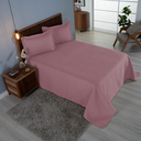 Ver imagem 5 de Kit Cobre Leito King Comfort 3 Peças Microfibra Matelado: Rosa