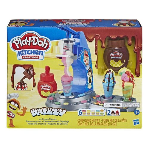 Conjunto De Massinha Play-doh Castelo De Sorvete 6 Potes Play-doh Multicor