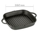 Ver imagem 2 de Frigideira Grill Quadrada Panelamineira Alça Ferro 26cm 1,8l