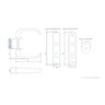 Fechadura Interna de 40mm 4400 E244 Mz271 Preto Fosco - 2
