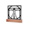 Escultura de Mesa, Homem Vitruviano 25x26cm - 3