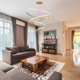 Lustre Pendente 5 Arcos de Cristal | Led 3000k | Pé Direito Alto | Iluminação Difusa - 6