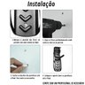 Suporte Parede Bike Gancho Vertical Reforçado Aço 4 Parafusos NETH Gancho de Bike na Parede Apartame - 7