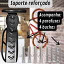 Ver imagem 4 de Suporte Parede Bike Gancho Vertical Reforçado Aço 4 Parafusos NETH Gancho de Bike na Parede Apartame
