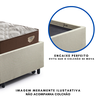 Bicama Box para Dois Colchões Solteiro 88x188 Linho - 8