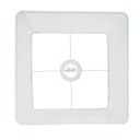 Ver imagem 3 de Cúpula de Abajur 20x21x21cm Quadrada Tecido Algodão Soquete Nacional Ref 42
