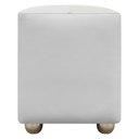Ver imagem 4 de Puff Decorativo Quadrado Penteadeira Urban - Branco-bege Corino