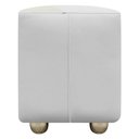 Ver mais imagens de Puff Decorativo Quadrado Penteadeira Urban - Branco-bege Corino