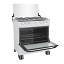 Ver imagem 3 de Fogão Mueller 5 Bocas MFI5BB Automático Mesa de Inox Forno 81,6 Litros