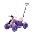 Ver imagem 1 de Moto Elétrica Infantil com Empurrador - Roxa