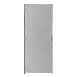 Porta Lambril com Fechadura Alumínio Branco 2.10 X 0.70 Lado Direito - Hale