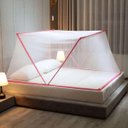 Ver imagem 7 de Mosquiteiro Cama Dobravel Anti Mosquito Mosca Inseto Pernilongo Poeira Protege Doenças Dengue Zika C