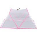 Ver imagem 1 de Mosquiteiro Cama Dobravel Anti Mosquito Mosca Inseto Pernilongo Poeira Protege Doenças Dengue Zika C