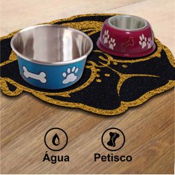 Tapete Pet Cachorro Corgi Comedouro Agua 50x60 Higienico Lar - 3
