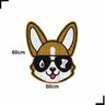 Tapete Pet Cachorro Corgi Comedouro Agua 50x60 Higienico Lar - 2