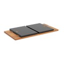 Ver imagem 3 de Mesa de Colo Dobrável para Notebook - Preto/Canela