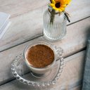 Ver imagem 5 de Xícara P/Café Com Pires Cristal Coração Transparente 80ml Lyor