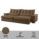 Ver imagem 4 de Sofá Classic Veludo 02 Módulos 100 Cm B25 Meu Sofá Online