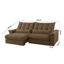 Ver imagem 6 de Sofá Classic Veludo 02 Módulos 100 Cm B25 Meu Sofá Online