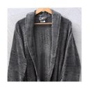 Ver imagem 4 de Roupão Microfibra Flannel P Extra Macio Cinza Rock - Tessi