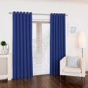 Ver imagem 1 de Cortina Oxford Azul-royal 300x270 Sala/quarto Fabritex