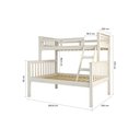 Ver imagem 2 de Beliche Com Cama De Casal 100% Madeira Maciça