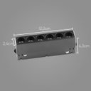 Ver imagem 2 de Luminária Pontual Mag. Preta Con. Superior K20 6W DS9973 Delis ST2811