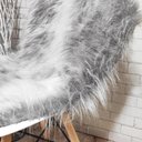 Ver imagem 4 de Manta Para Sofá de Pelúcia Pelo Alto Decoração Jabuticaba Newborn Youtubers 80x50cm