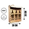 Mini Adega MDF para 04 garrafas - 4